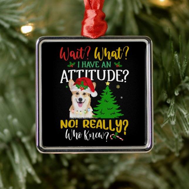 Adorno Metálico Gracioso perro Corgi (Árbol)