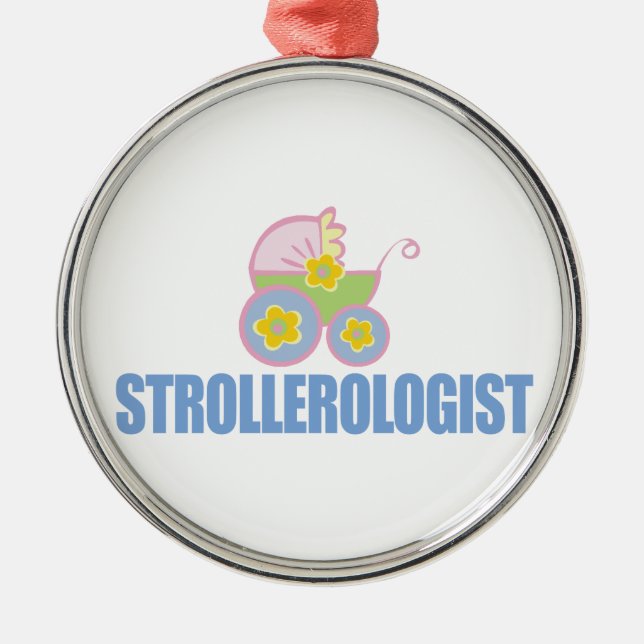 Adorno Metálico Gracioso Stroller (Frente)
