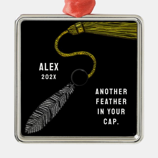 Adorno Metálico Graduación personalizada Mantener regalo (Frente)