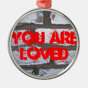 Adorno Metálico Graffiti Bricks