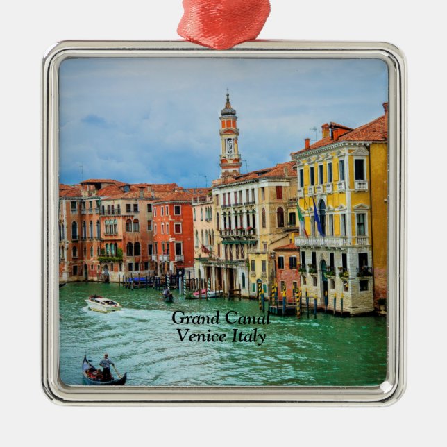 Adorno Metálico Gran Canal, Venecia, Italia (Frente)