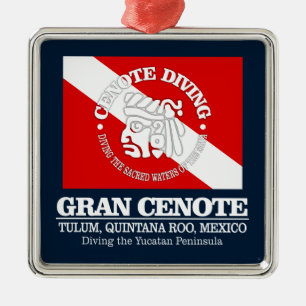 Adorno Metálico Gran Cenote (las mejores cuevas)