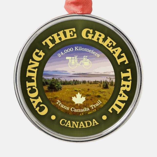 Adorno Metálico Gran senda (Trans-Canada) (ciclismo c) (Frente)