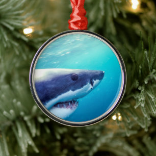 Adorno Metálico Gran tiburón blanco  Sudáfrica