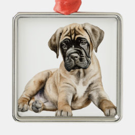 ADORNO METÁLICO GRANDES TÁN Y PERRO MASTIFF NEGRO