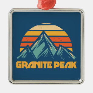Adorno Metálico Granite Peak Montana Retro Turquesa