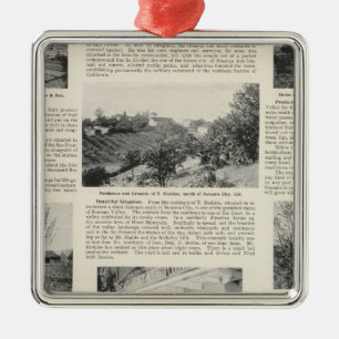 Adorno Metálico Granjas de Sonoma, California