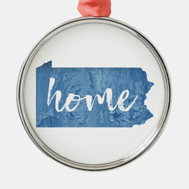 Adorno Metálico Grano de madera para el hogar de Pennsylvania (Frente)