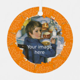 Adorno Metálico Granos horneados con tostadas para la foto