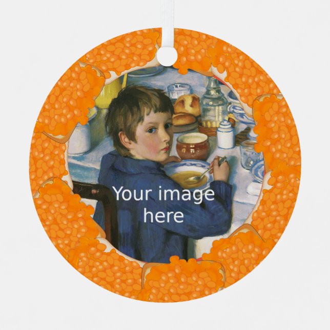 Adorno Metálico Granos horneados con tostadas para la foto (Anverso)