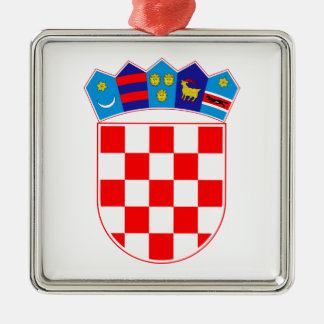 Adorno Metálico Grb Hrvatske, escudo de armas croata