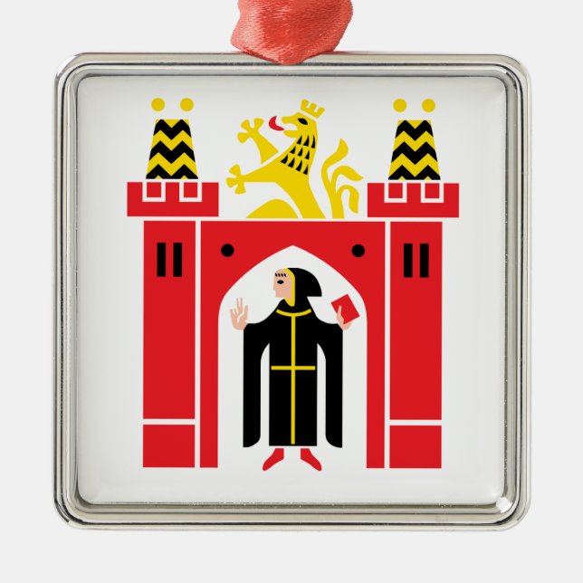 Adorno Metálico Greater coat of arms of Munich (Frente)