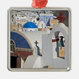 Adorno Metálico Grecia e isla griega de Santorini ciudad de Oia 5