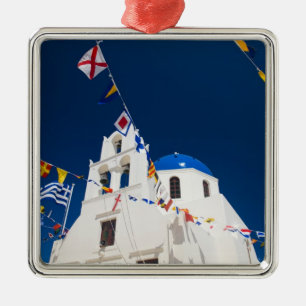 Adorno Metálico Grecia e isla griega de Santorini pueblo de Oia 4