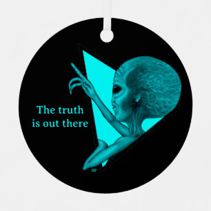 Adorno Metálico Grey Alien, la verdad está ahí fuera