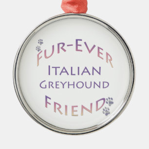 Adorno Metálico Greyhound Furever