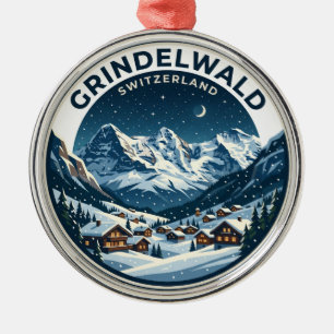 Adorno Metálico GRINDELWALD Suiza