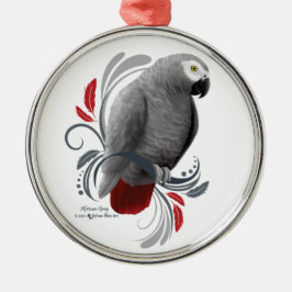 Adorno Metálico Gris africano