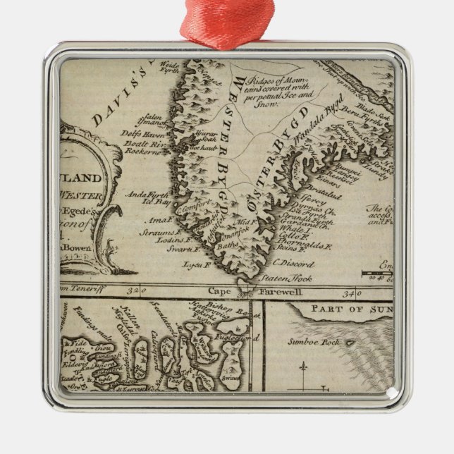 Adorno Metálico Groenlandia vieja (Frente)