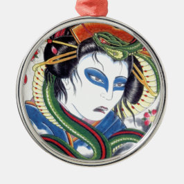 Adorno Metálico Grotesco y serpiente