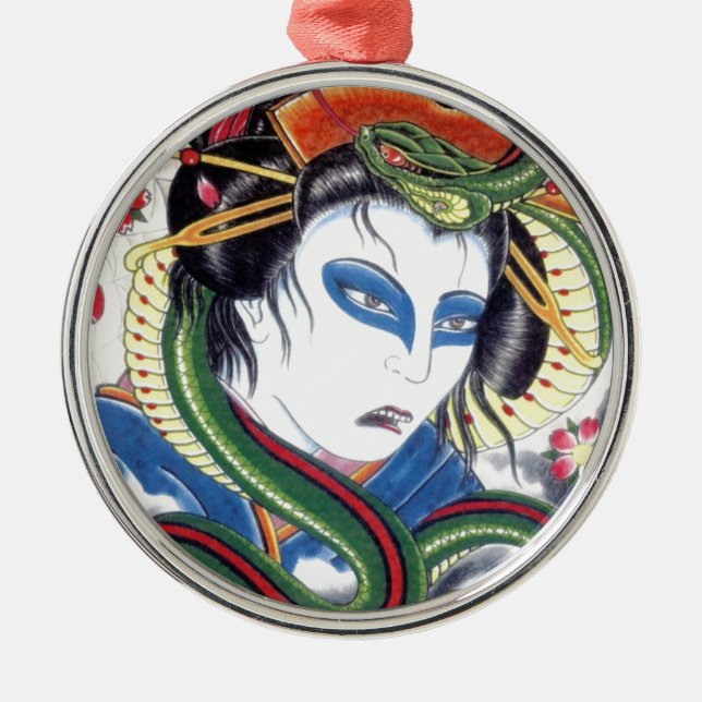 Adorno Metálico Grotesco y serpiente (Frente)