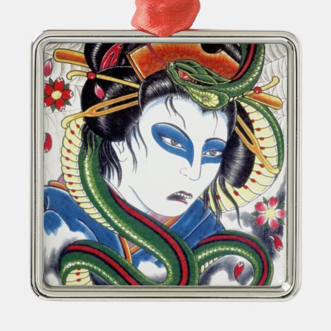 Adorno Metálico Grotesco y serpiente (Frente)