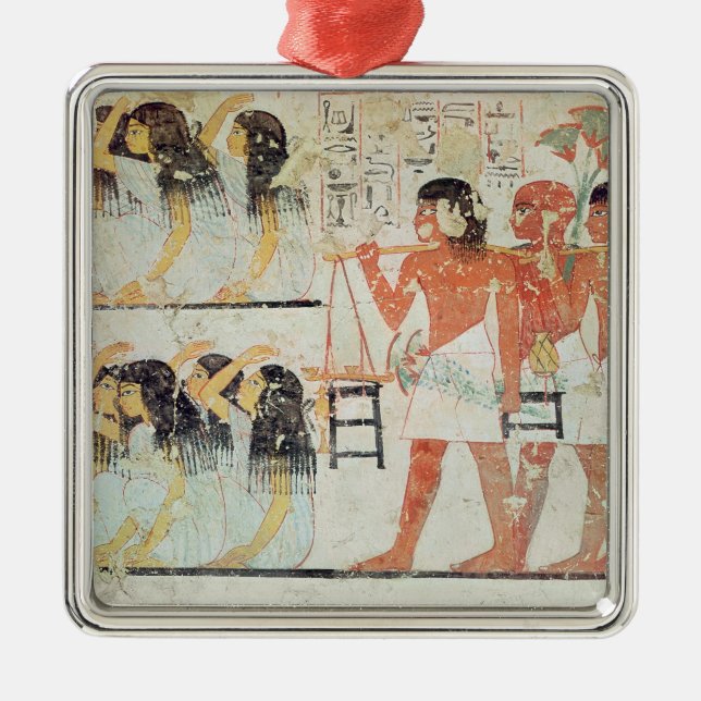 Adorno Metálico Grupo de deudos en el cortejo fúnebre (Frente)