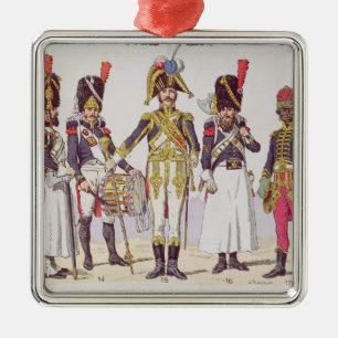 Adorno Metálico Guardias del granadero del primer imperio
