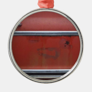 Adorno Metálico Guarnecido plateado de Chevy Rojo