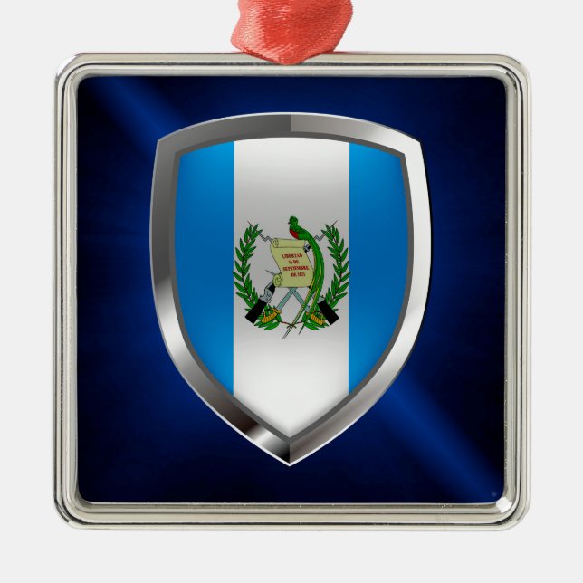 Adorno Metálico Guatemala Emblema Metálico (Frente)
