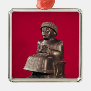 Adorno Metálico Gudea, príncipe de Lagash, dedicó a
