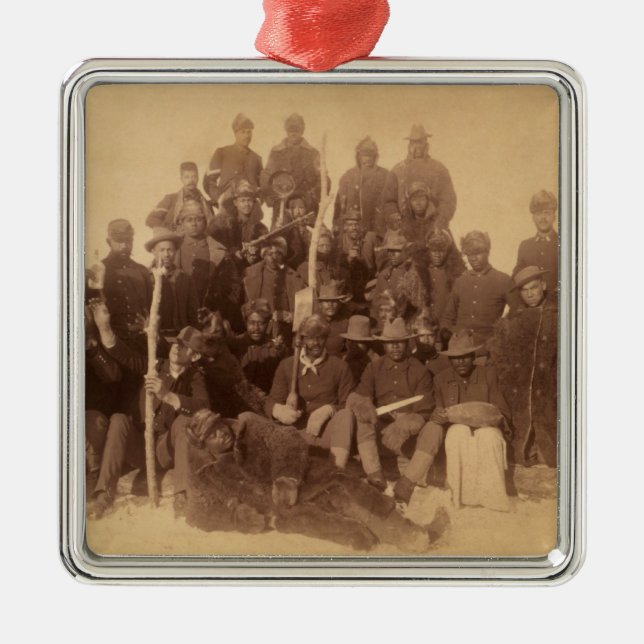 Adorno Metálico Guerreros de búfalo: la caballería norteamericana  (Frente)