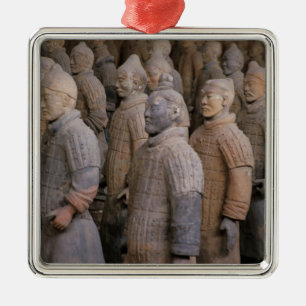 Adorno Metálico Guerreros de terracota en el