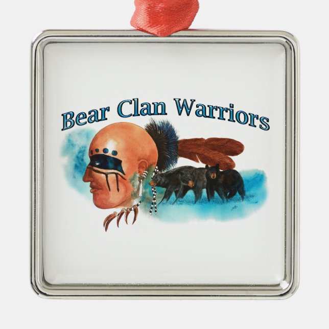 Adorno Metálico Guerreros del clan del oso (Frente)