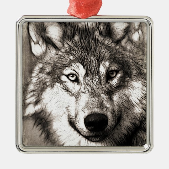 Adorno Metálico Guía espiritual del arte fotográfico Wolf Amor ani (Frente)