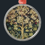 Adorno Metálico Guillermo Morris Árbol De La Vida Vintage Pre-Raph<br><div class="desc">William Morris Tree of Life Floral Vintage Art fue diseñador textil inglés, artista, escritor y socialista asociado con la Hermandad Previoleta y el Movimiento de Artes y Artesanías Británicas. Fundó una empresa de diseño en colaboración con el artista Edward Burne-Jones y el poeta y artista Dante Gabriel Rossetti, que influyó...</div>