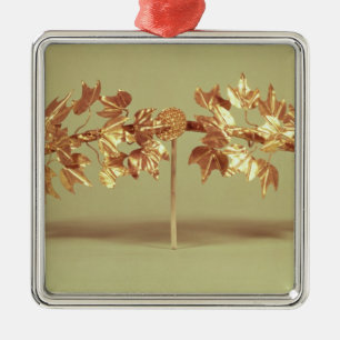 Adorno Metálico Guirnalda del laurel, Mycenae