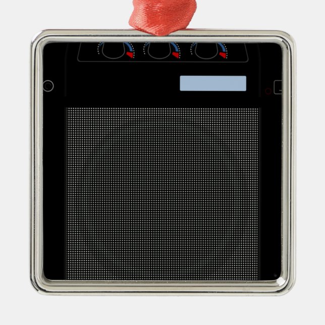 Adorno Metálico Guitar Amp (Frente)