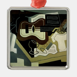 Adorno Metálico Guitar y Clarinet, 1920