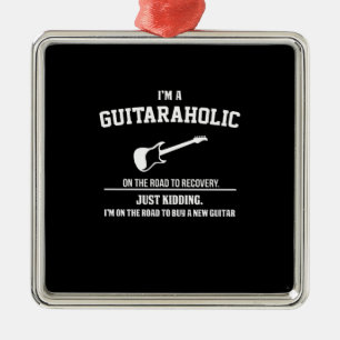 Adorno Metálico Guitarista Soy Cumpleaños Guitaraholístico