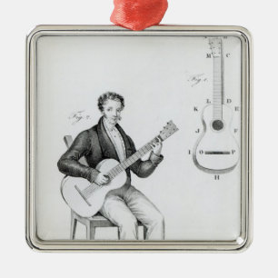 Adorno Metálico Guitarra