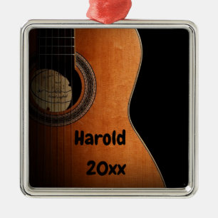 Adorno Metálico Guitarra acústica personalizada