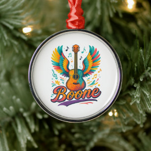 Adorno Metálico Guitarra Boone