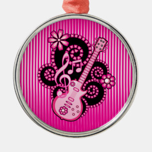 Adorno Metálico Guitarra de Girlie