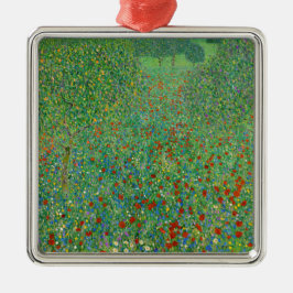Adorno Metálico Gustav Klimt - Campo de amapola
