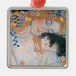 Adorno Metálico Gustav Klimt - Madre e hijo