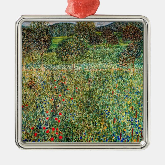 Adorno Metálico Gustav Klimt - Orchard (Frente)