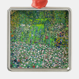 Adorno Metálico Gustav Klimt - Paisaje Horticultural y cima de col