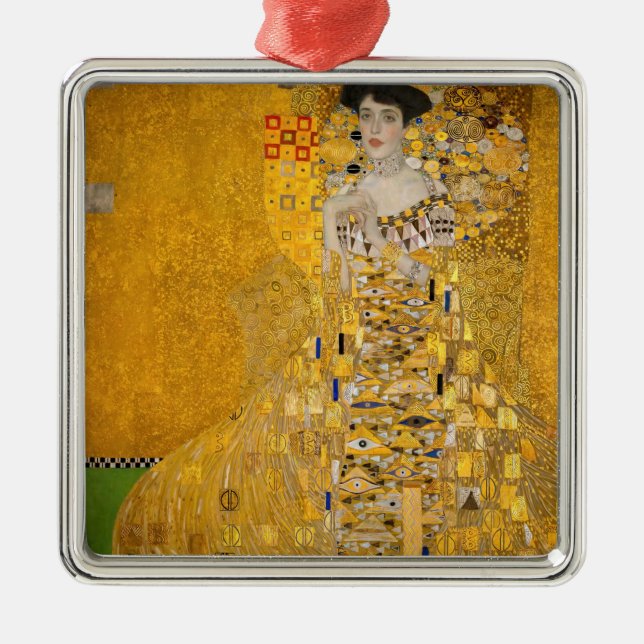 Adorno Metálico Gustav Klimt - Retrato de Adele Bloch-Bauer I (Frente)