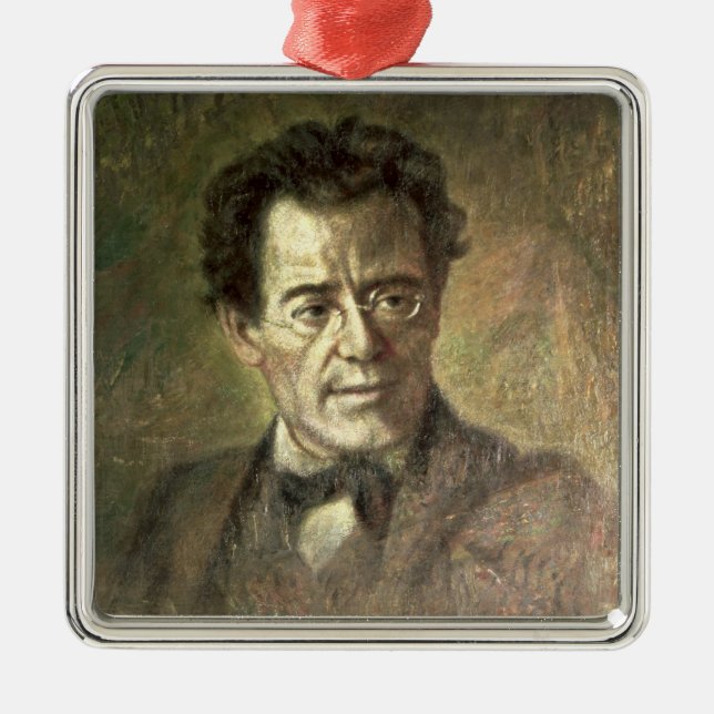 Adorno Metálico Gustav Mahler (Frente)